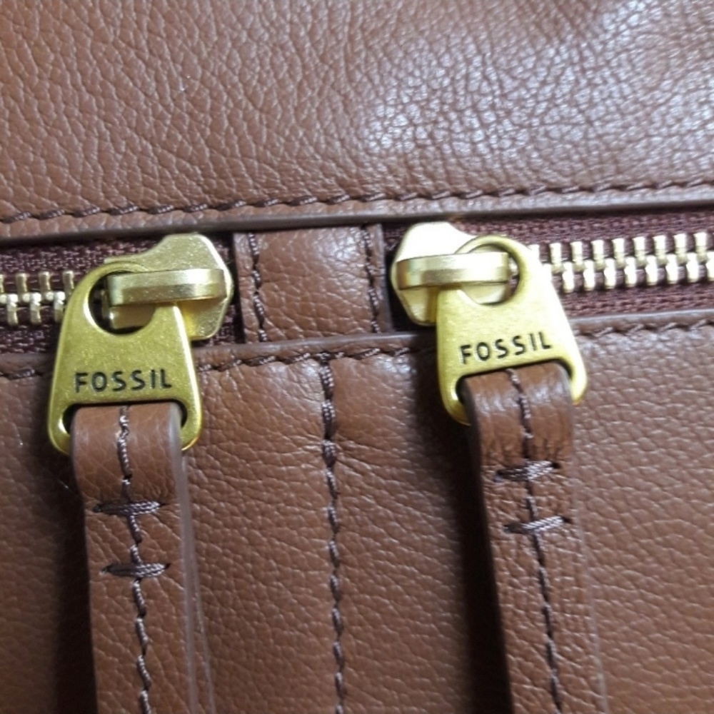 NWT FOSSIL ELISE LG CROSSBODY SHOULDER BAG PURSE - Picture 2 of 7